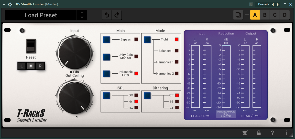 IK Multimedia T-RackS Stealth Limiter